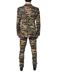 Dolce & Gabbana Multicolor TAORMINA Single Breasted 2 Piece Suit - IT48 | M - Pant Suits