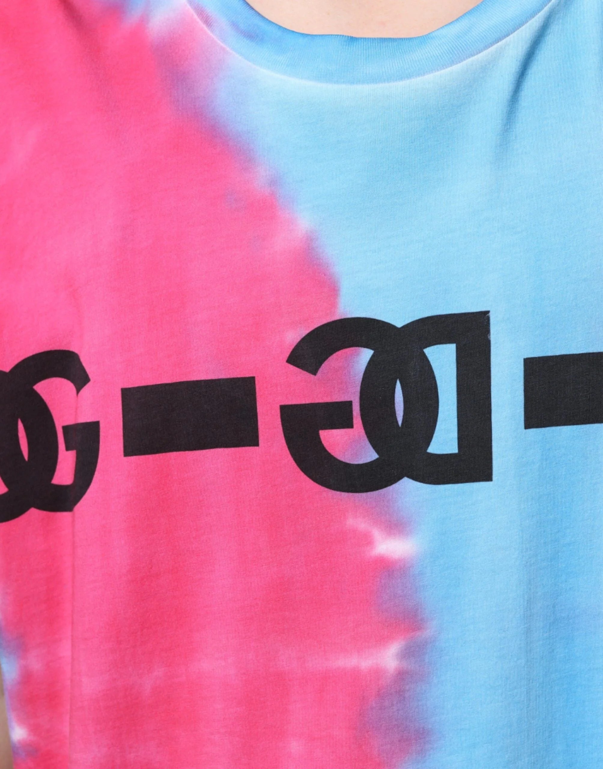 Dolce & Gabbana Multicolor Tie Dye Cotton Sleeveless T-shirt - IT52 | XL - T-Shirts