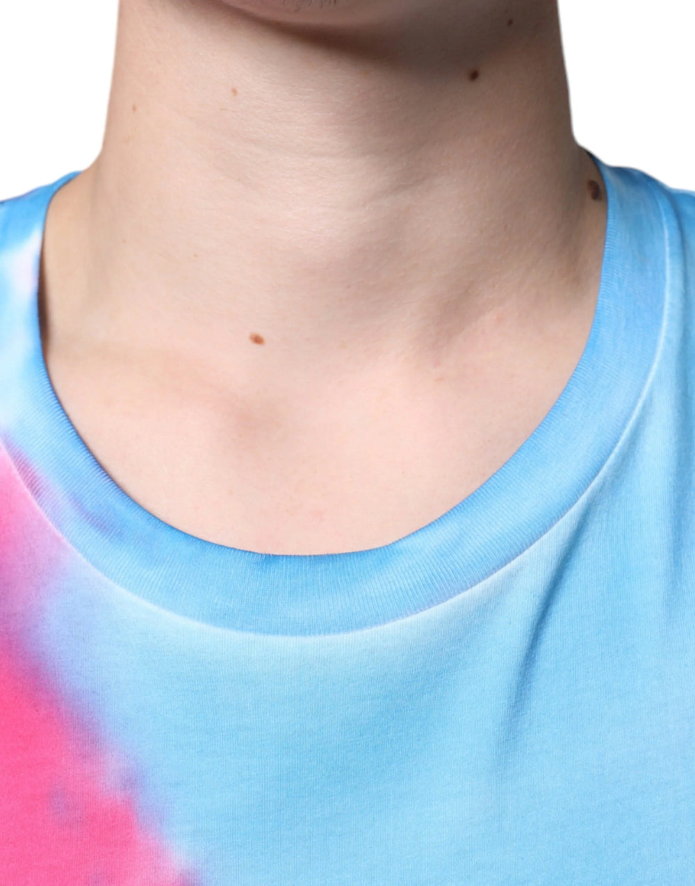 Dolce & Gabbana Multicolor Tie Dye Cotton Sleeveless T-shirt - IT52 | XL - T-Shirts