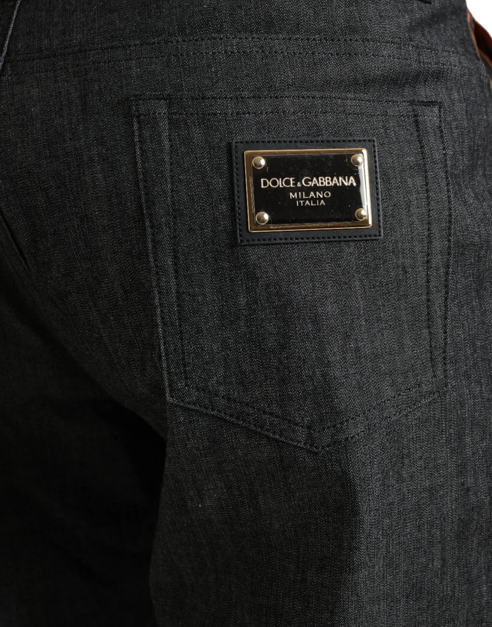 Dolce & Gabbana Multicolor Tiger Cotton Loose Denim Jeans - IT50 | L - Jeans