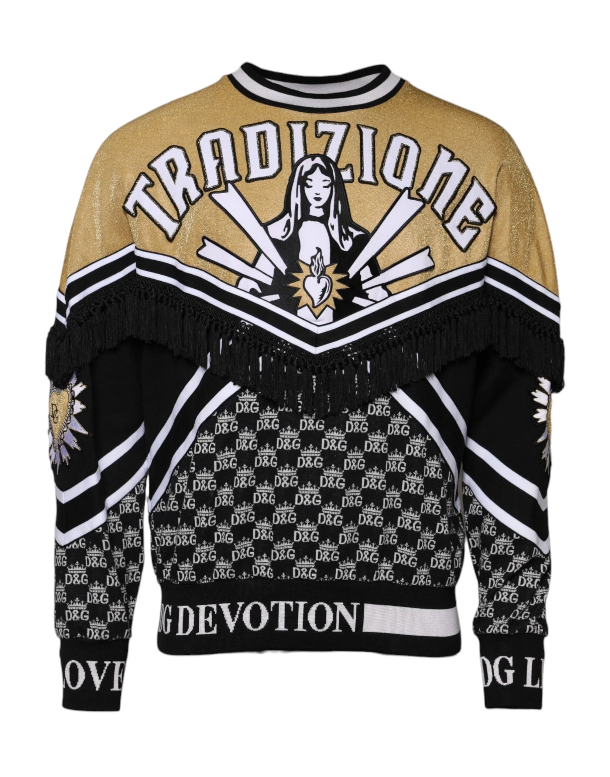 Dolce & Gabbana Multicolor Tradizione E Devotion Sweatshirt Sweater - Sweatshirts