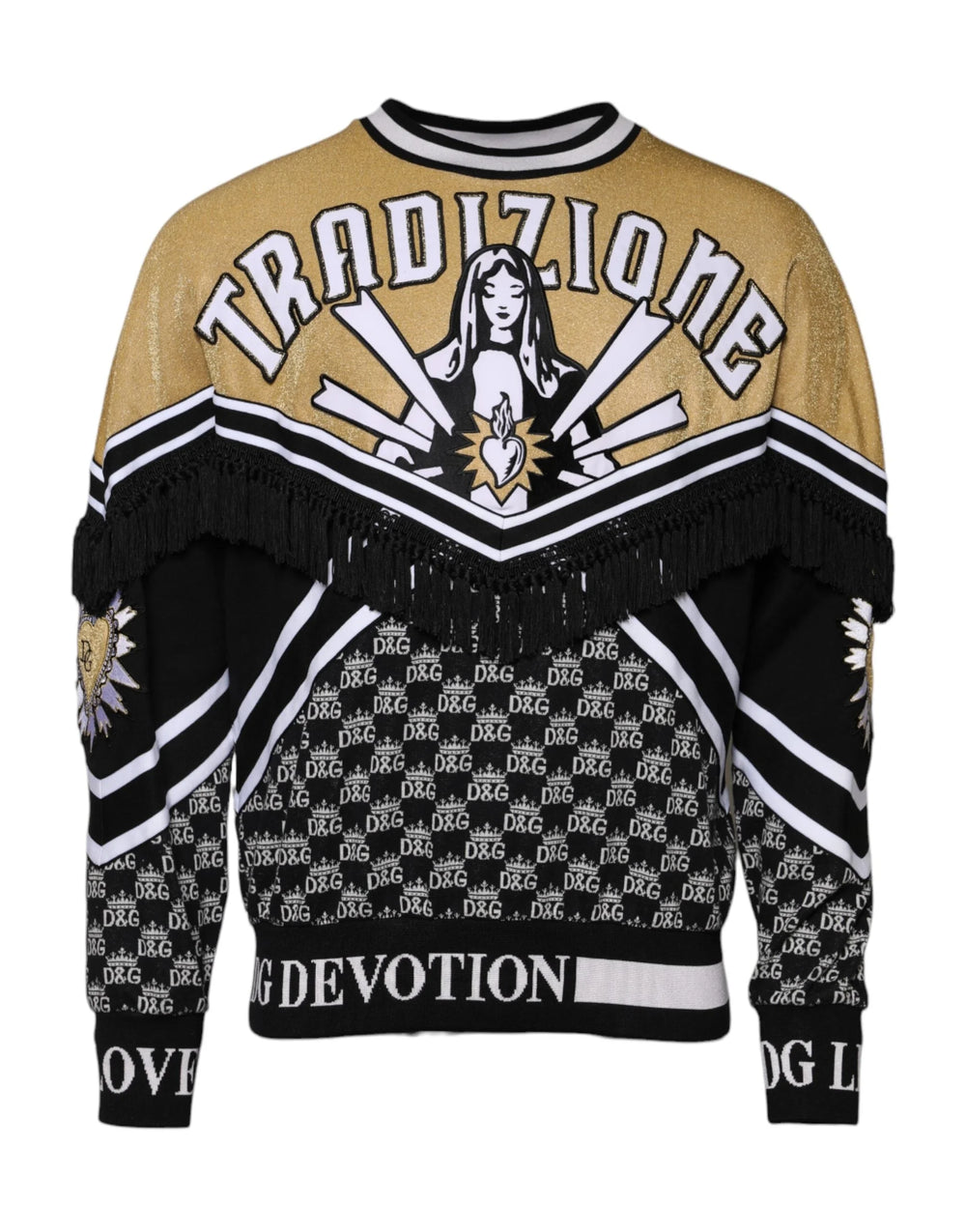Dolce & Gabbana Multicolor Tradizione E Devotion Sweatshirt Sweater - Sweatshirts
