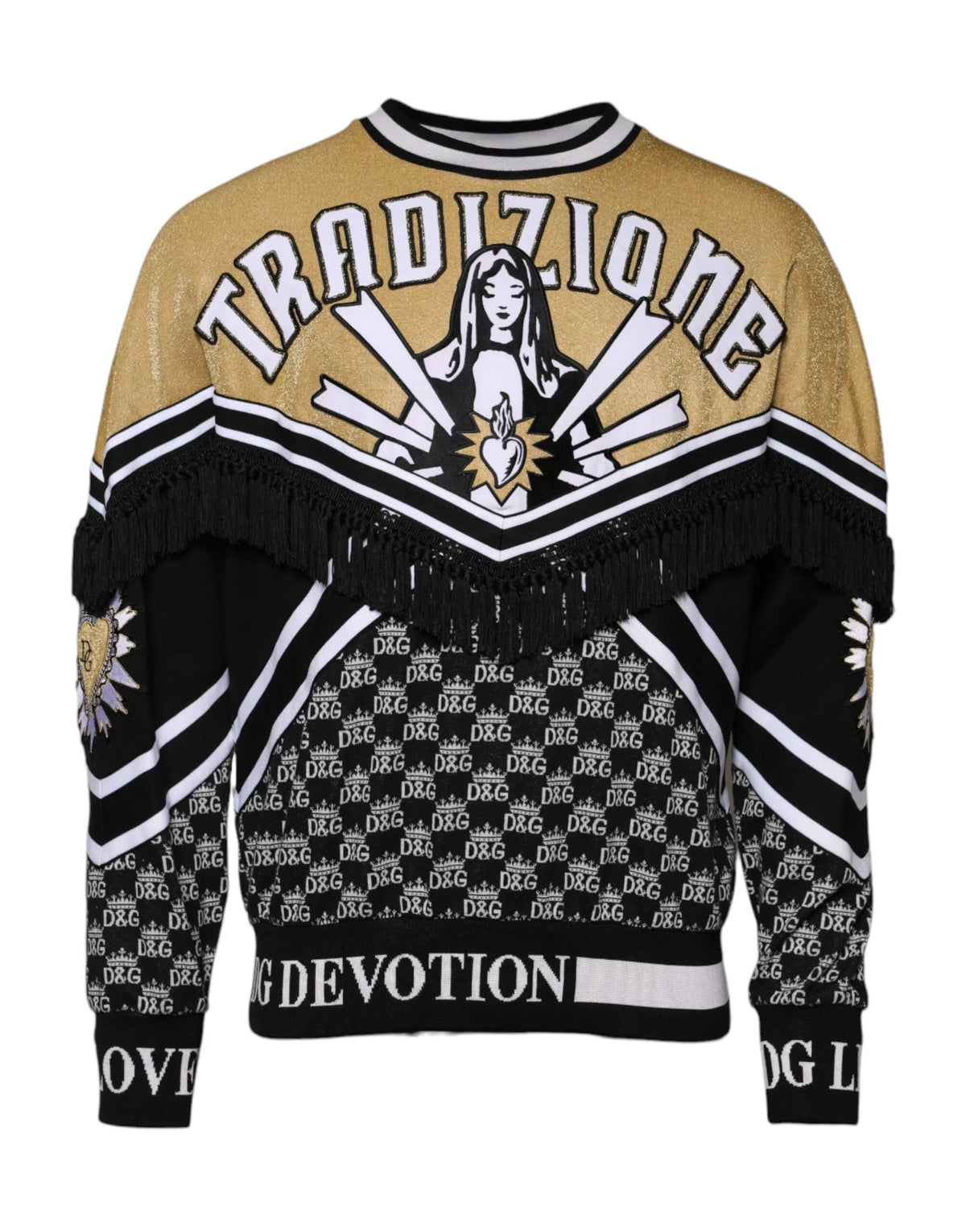 Dolce & Gabbana Multicolor Tradizione E Devotion Sweatshirt Sweater - Sweatshirts