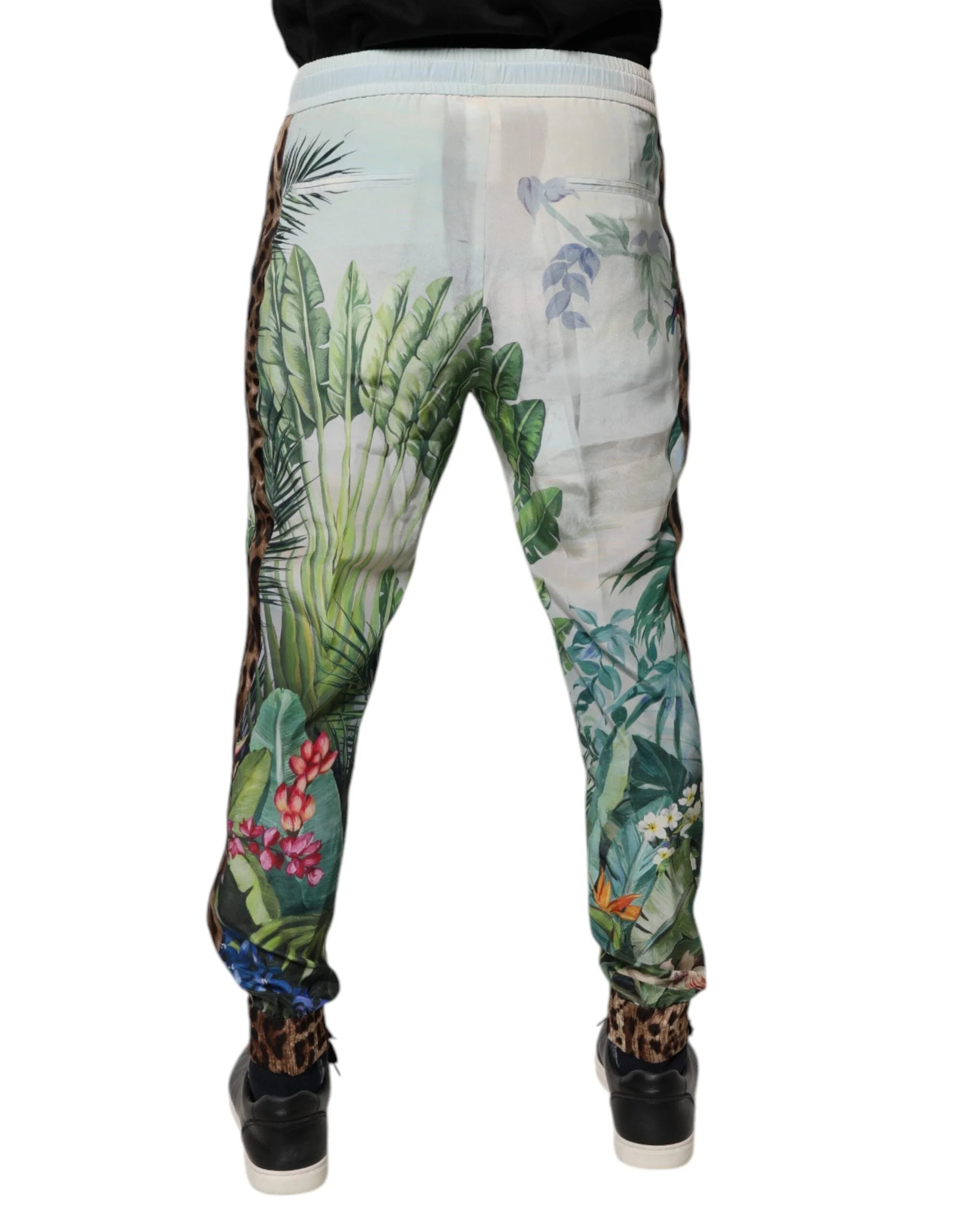 Dolce & Gabbana Multicolor Tropical Jogger Sweatpants Pants - IT46 | S - Joggers
