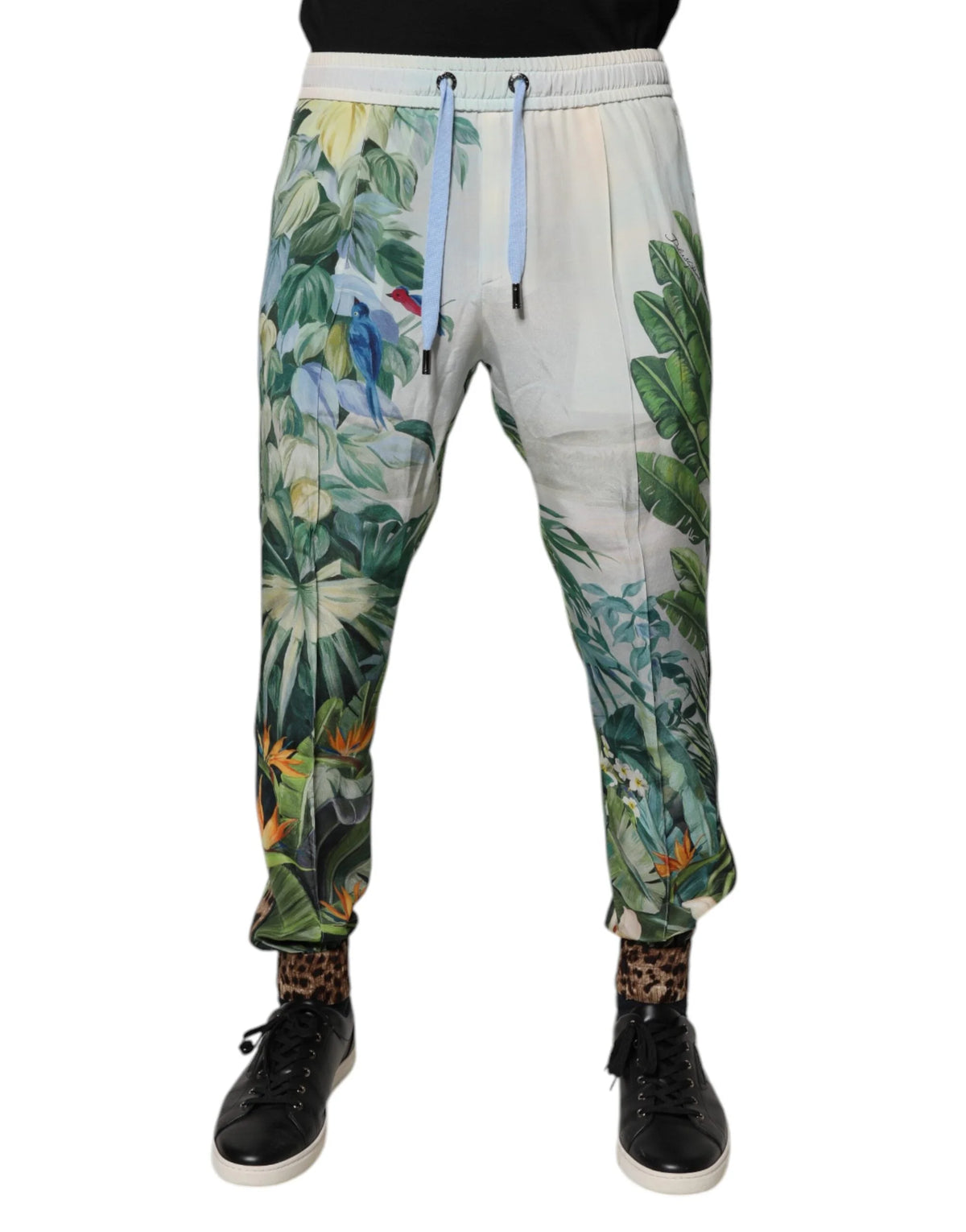 Dolce & Gabbana Multicolor Tropical Jogger Sweatpants Pants - IT46 | S - Joggers