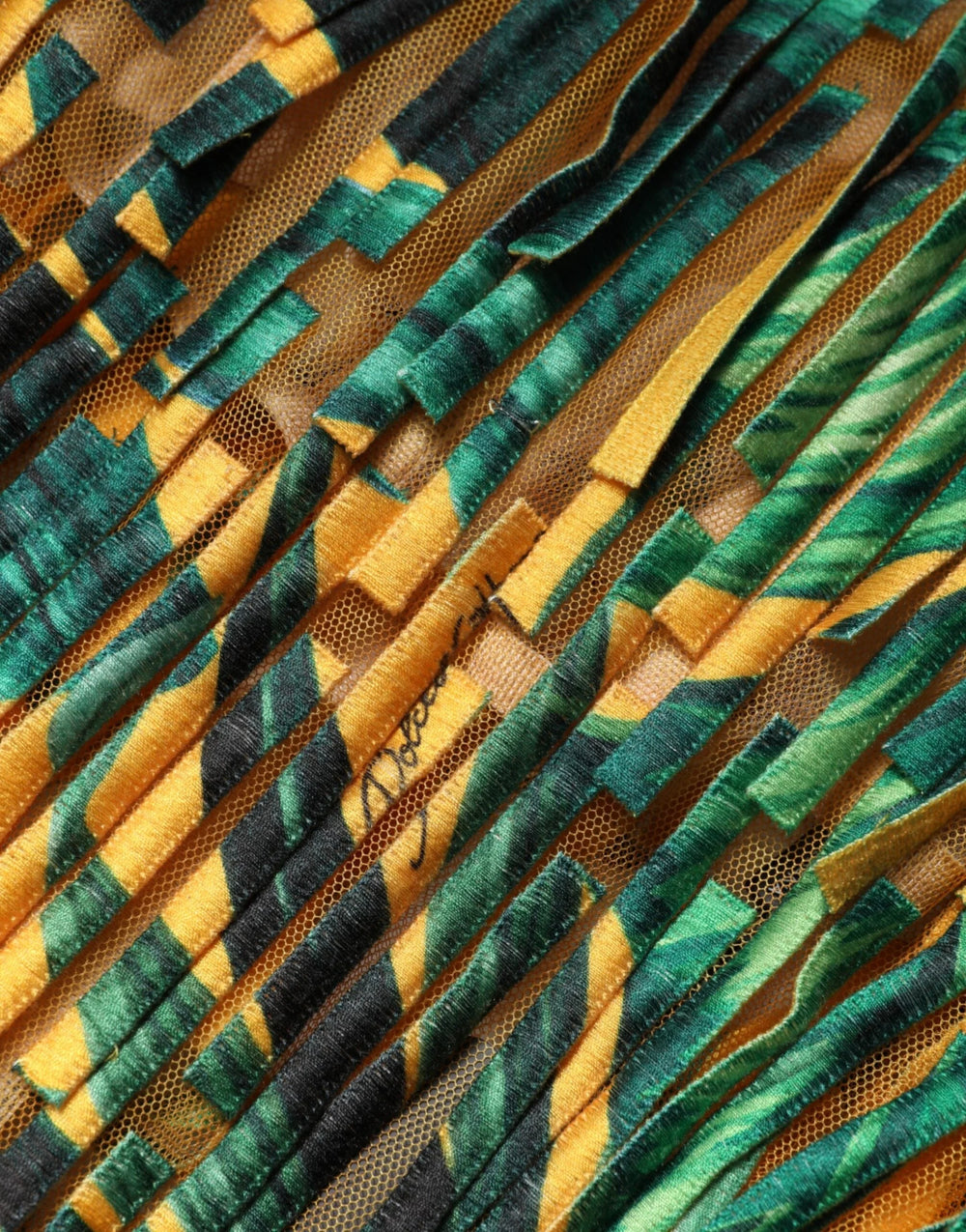 Dolce & Gabbana Multicolor Tropical Print Fringe Maxi Dress - IT40|S