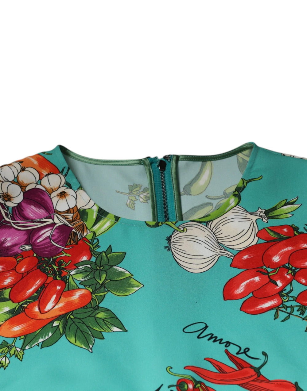 Dolce & Gabbana Multicolor Vegetables Sleeveless Tank Top - IT38 | XS - Tank Tops