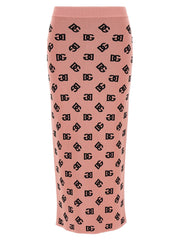 Dolce & Gabbana Multicolor Viscose Midi Skirt - IT42