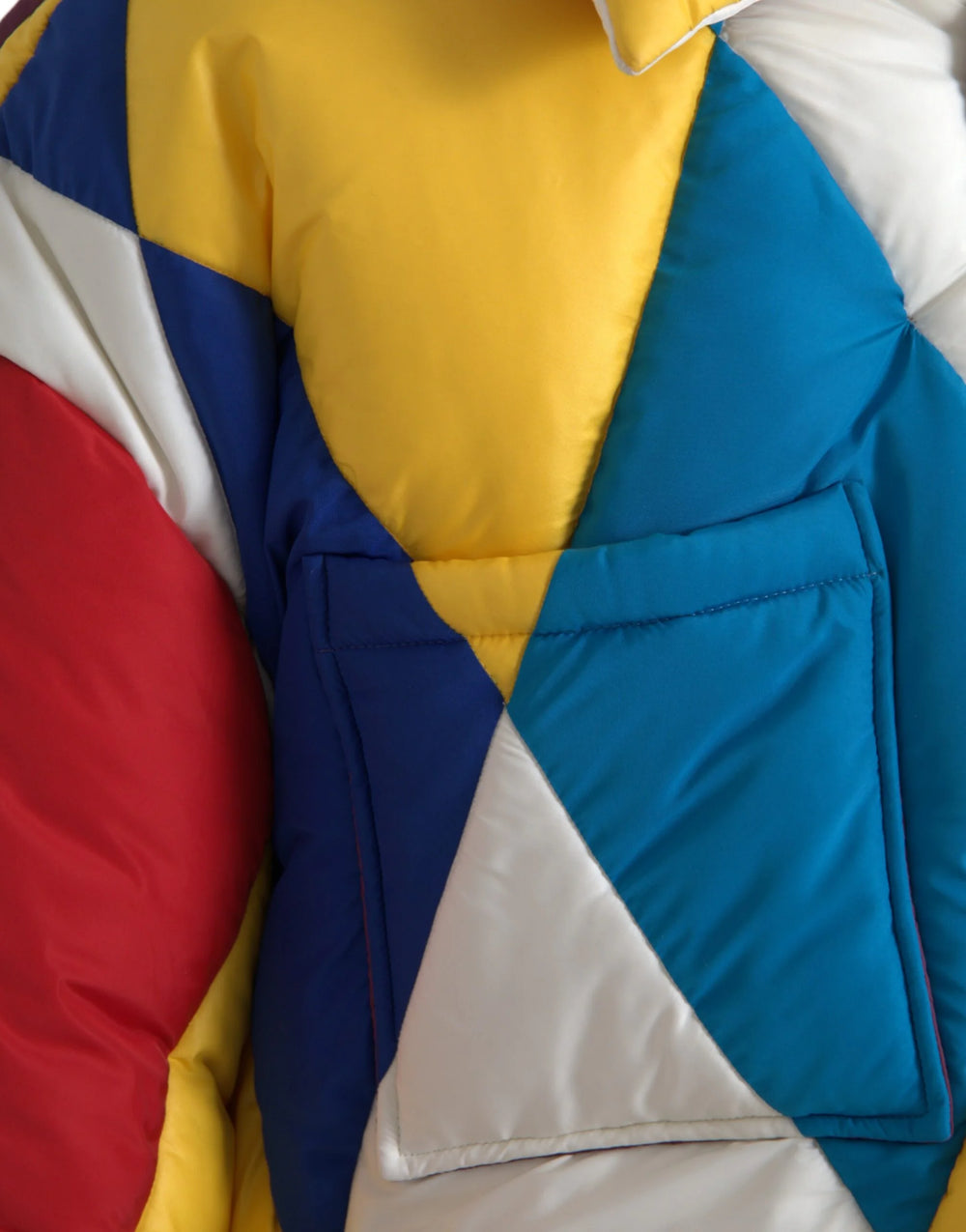 Dolce & Gabbana Multicolor Windbreaker Puffer Jacket Men - IT52 | XL - Windbreakers