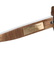 Dolce & Gabbana Multicolor Wood Crystal Brass Frame Floral Hand Paint Sunglasses - Sunglasses