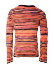 Dolce & Gabbana Multicolor Wool DGLogo Knit Pullover Sweater - IT48 | M - Sweaters