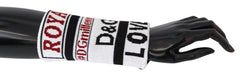 Dolce & Gabbana Multicolor Wool Knit D&G Love Wristband Wrap - Wristbands