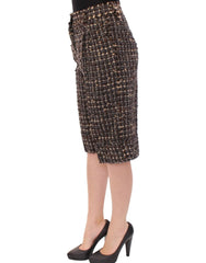 Dolce & Gabbana Multicolor wool shorts pants - IT40|S - Short Trousers