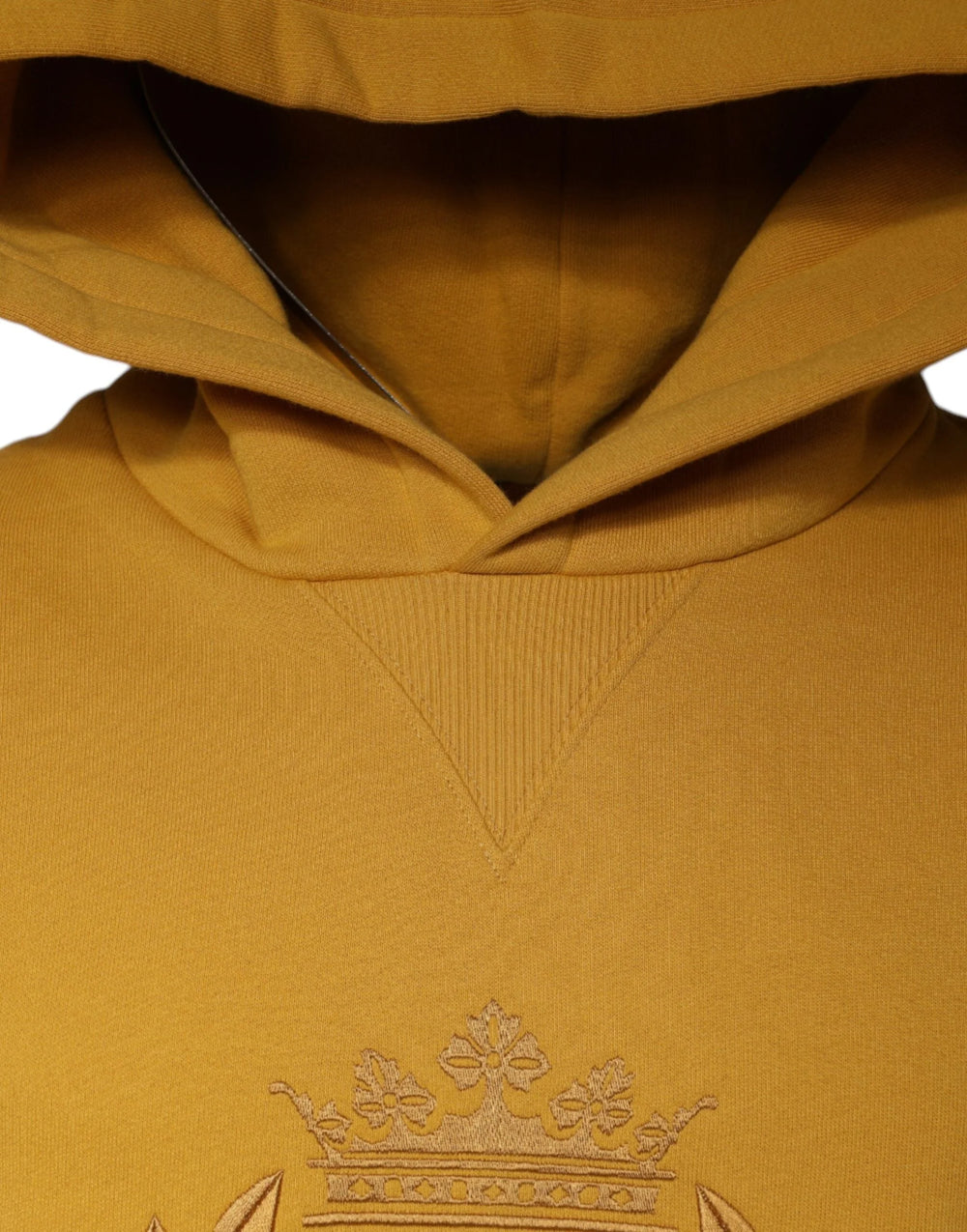 Dolce & Gabbana Mustard DG Hooded Men Sweatshirt Sweater - IT44 | XS - Hoodies
