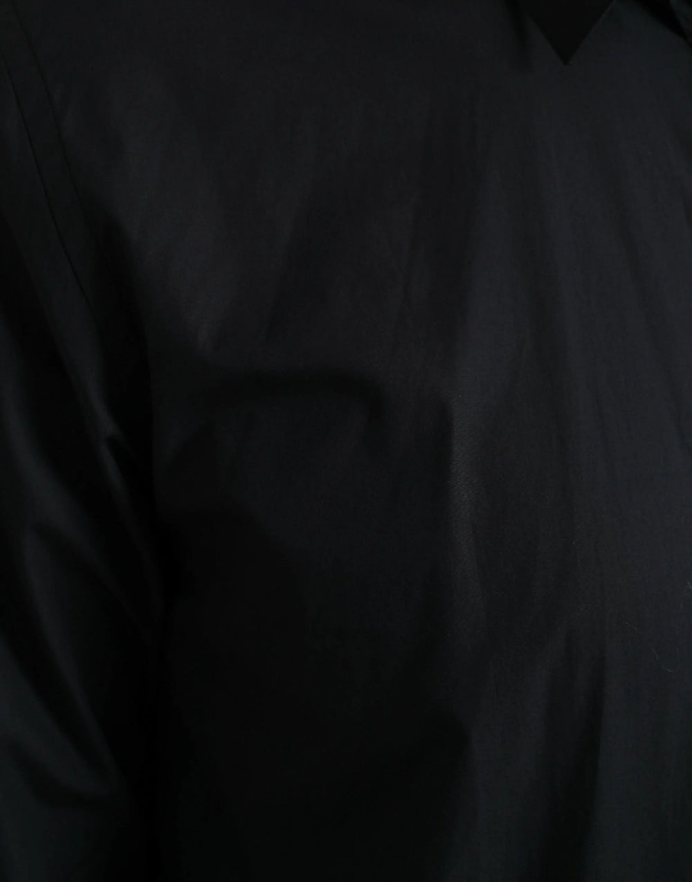 Dolce & Gabbana Navy Blue Cotton Collared Formal Dress Shirt - Shirts