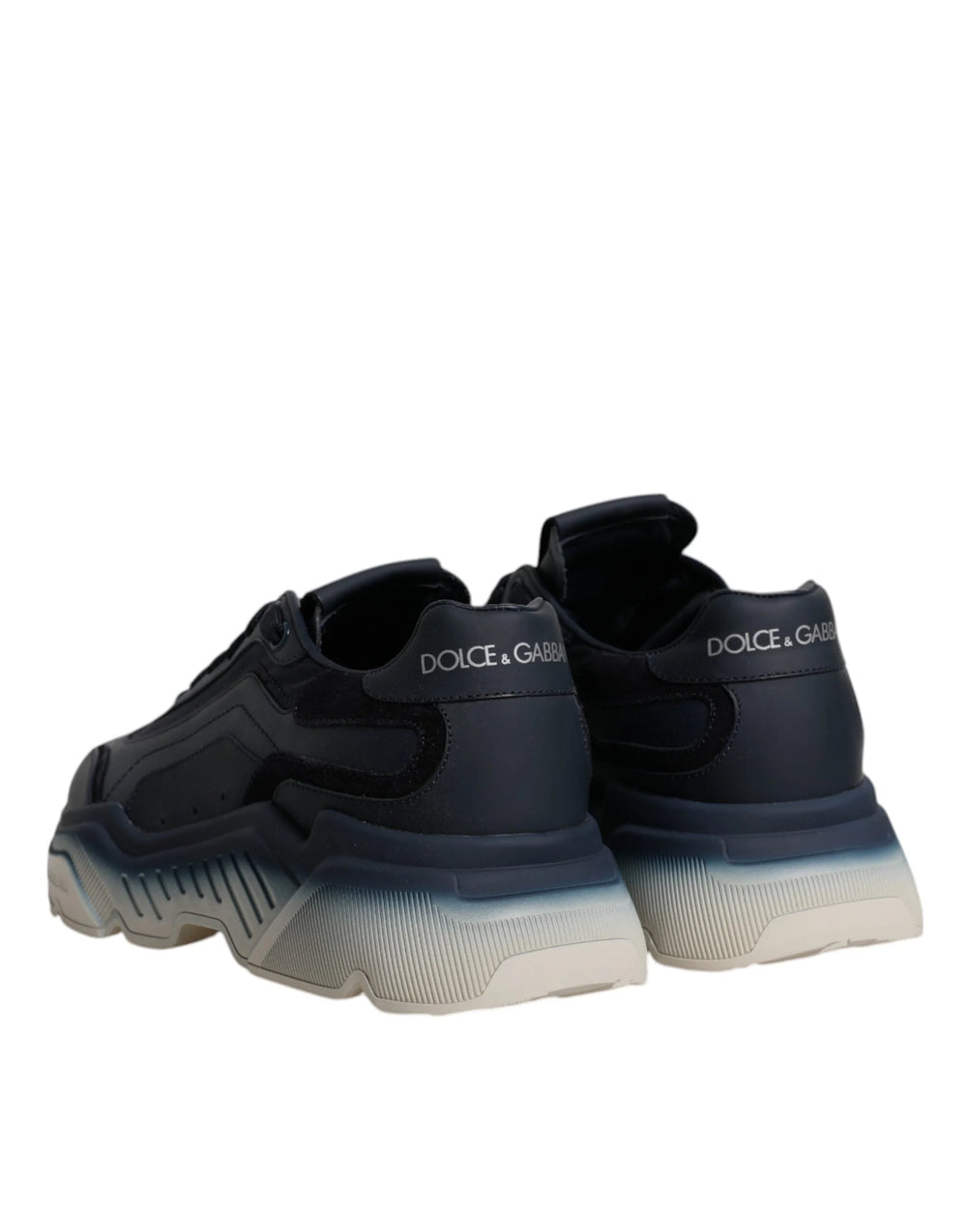 Dolce & Gabbana Navy Blue Daymaster Low Top Men Sneakers Shoes - Sneakers