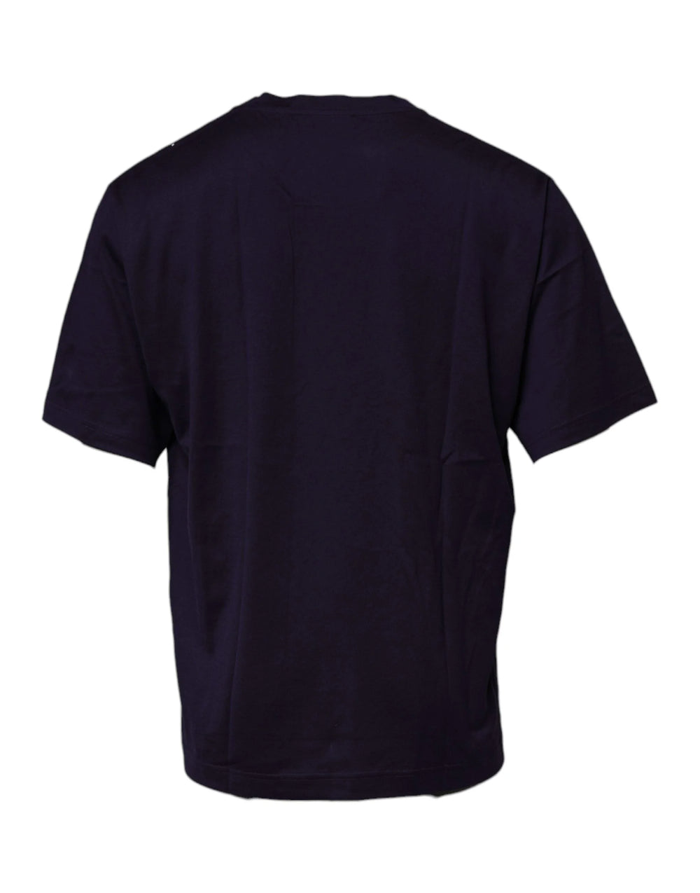 Dolce & Gabbana Navy Blue DG Logo Cotton Crew Neck T-shirt - T-Shirts