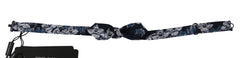 Dolce & Gabbana Navy Blue Floral Slim Adjustable Neck Papillon Men Bow Tie - Neckties