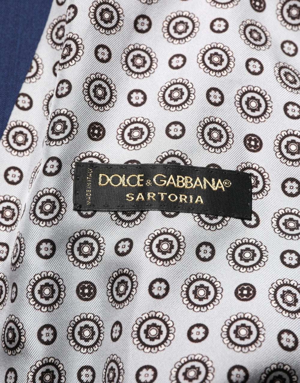 Dolce & Gabbana Tengerészkék Gyapjú Formális Mellény Vészt - IT56 | XXL