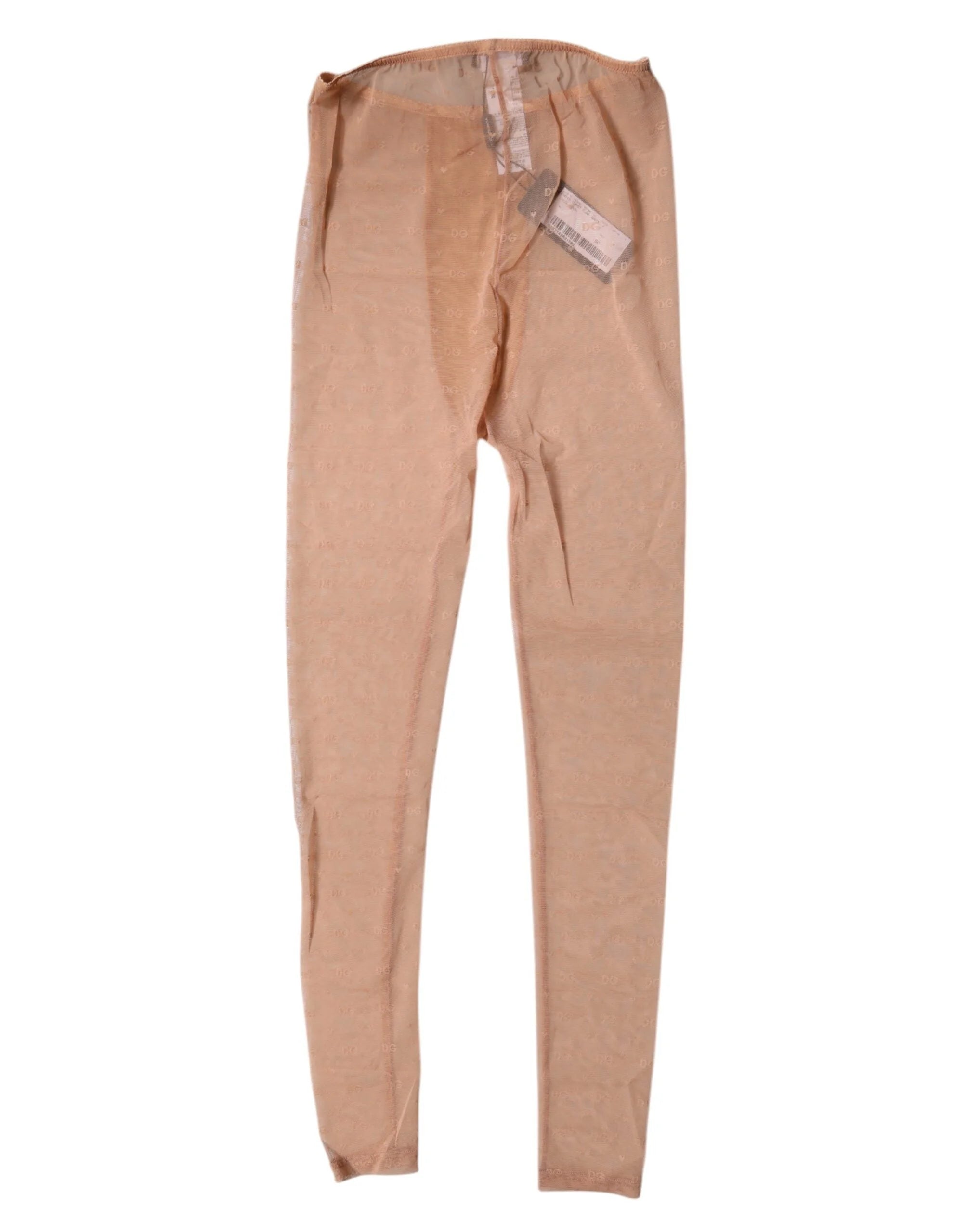 Dolce & Gabbana Nude Beige Logo Lace Lingerie Pants Underwear - IT2 | S