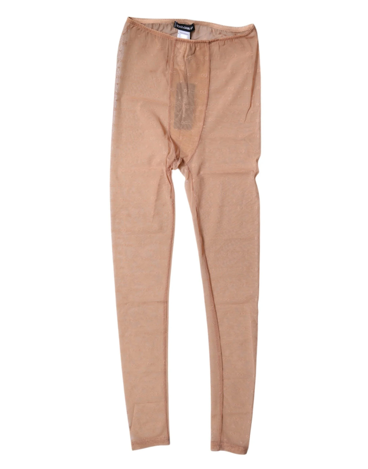 Dolce & Gabbana Nude Beige Logo Lace Lingerie Pants Underwear - IT2 | S - Thongs