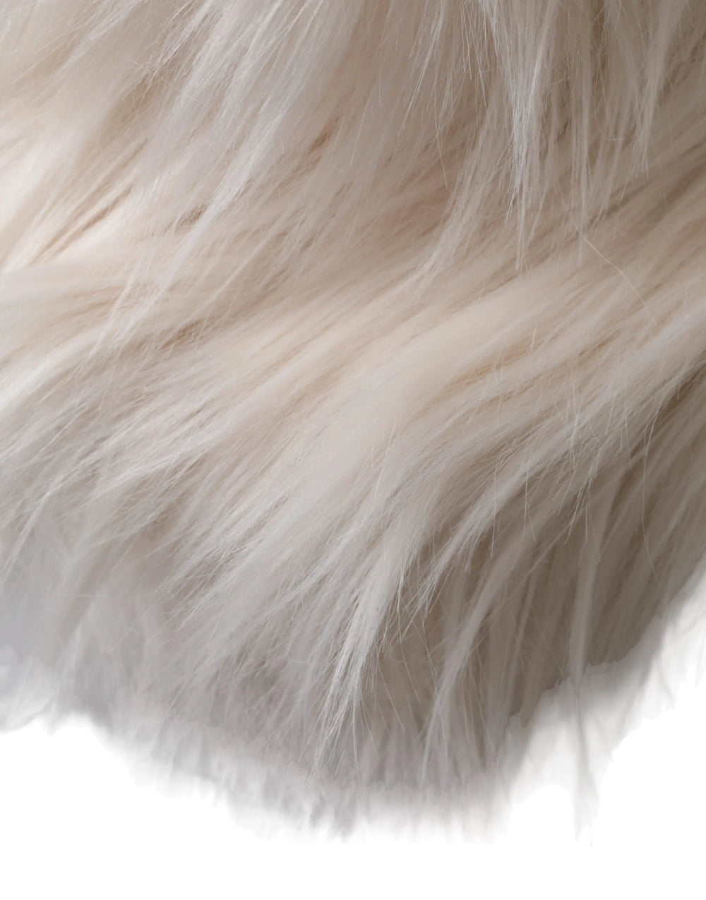 Dolce & Gabbana Off White Acrylic Fur Womens Bucket Hat - 57 cm|S - Bucket Hats