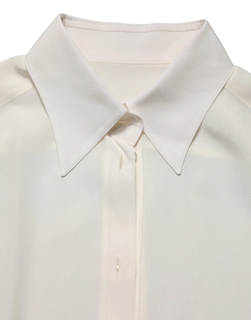 Dolce & Gabbana Off White Kraglångärmad Blus - IT42|M