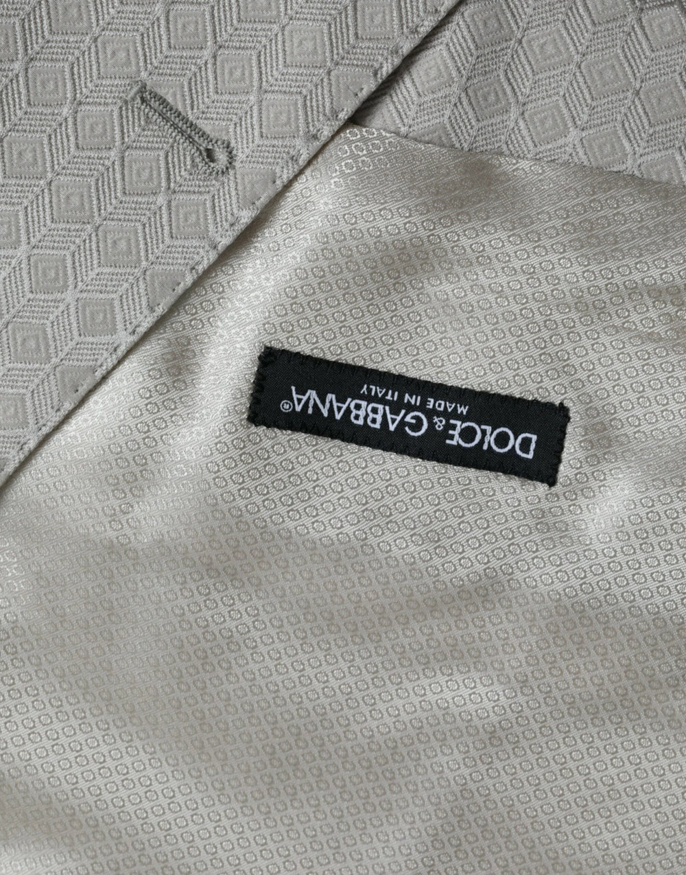 Dolce & Gabbana Off White Cotton Waistcoat Dress Formal Vest - IT48 | M - Vests