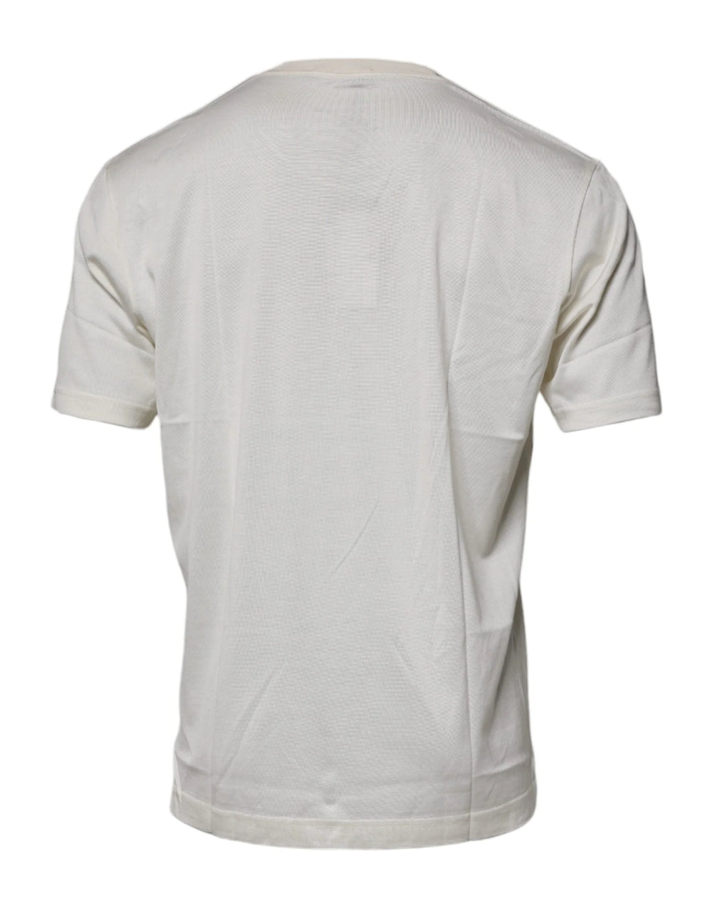 Dolce & Gabbana Off White Crew Neck Short Sleeve T-shirt - IT52 | XL - T-Shirts