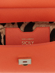 Dolce & Gabbana Orange Calfskin Handbag