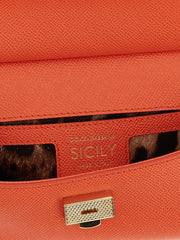 Dolce & Gabbana Orange Calfskin Handbag