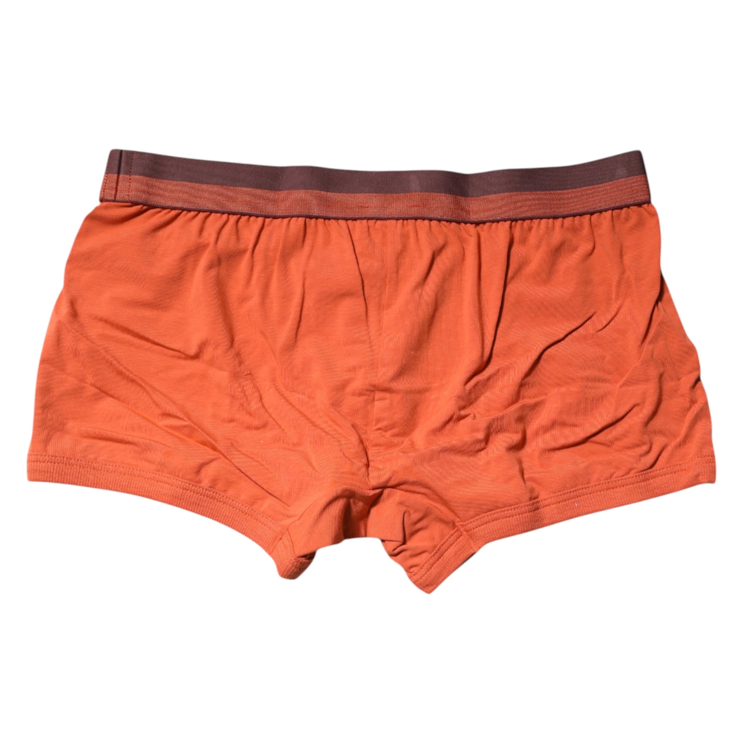 Dolce & Gabbana Orange Cotton Regular Boxer Brief Underwear - IT3 | XS - Boxer Briefs
