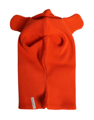 Dolce & Gabbana Orange Cotton Whole Head Wrap Balaclava Hat - Balaclavas
