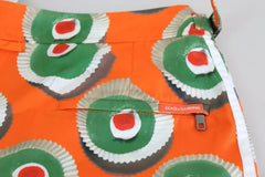 Dolce & Gabbana Orange Cupcake Beachwear Shorts Swimwear - IT4 | S - Swim Boxers