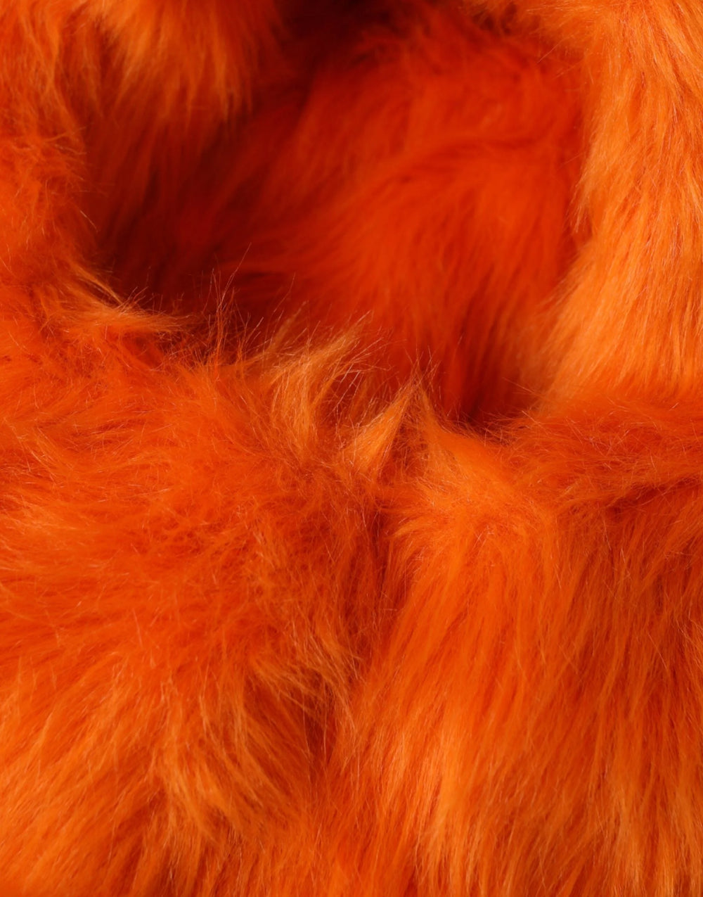Dolce & Gabbana Orange Faux Fur Whole Head Wrap Hat - 57 cm|S - Headdresses