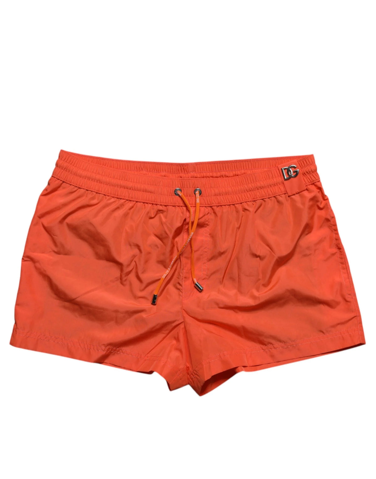 Dolce & Gabbana Orange Polyester Beachwear Shorts 2Pc Swimwear - IT6| L - Swim Boxers