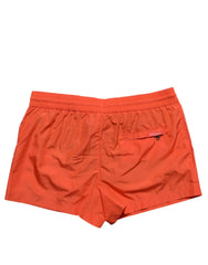Dolce & Gabbana Orange Polyester Beachwear Shorts 2Pc Swimwear - IT6| L - Swim Boxers