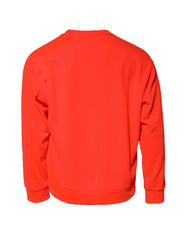 Dolce & Gabbana Orange Polyester DG Logo Sweatshirt Sweater - IT48 | M - Sweatshirts
