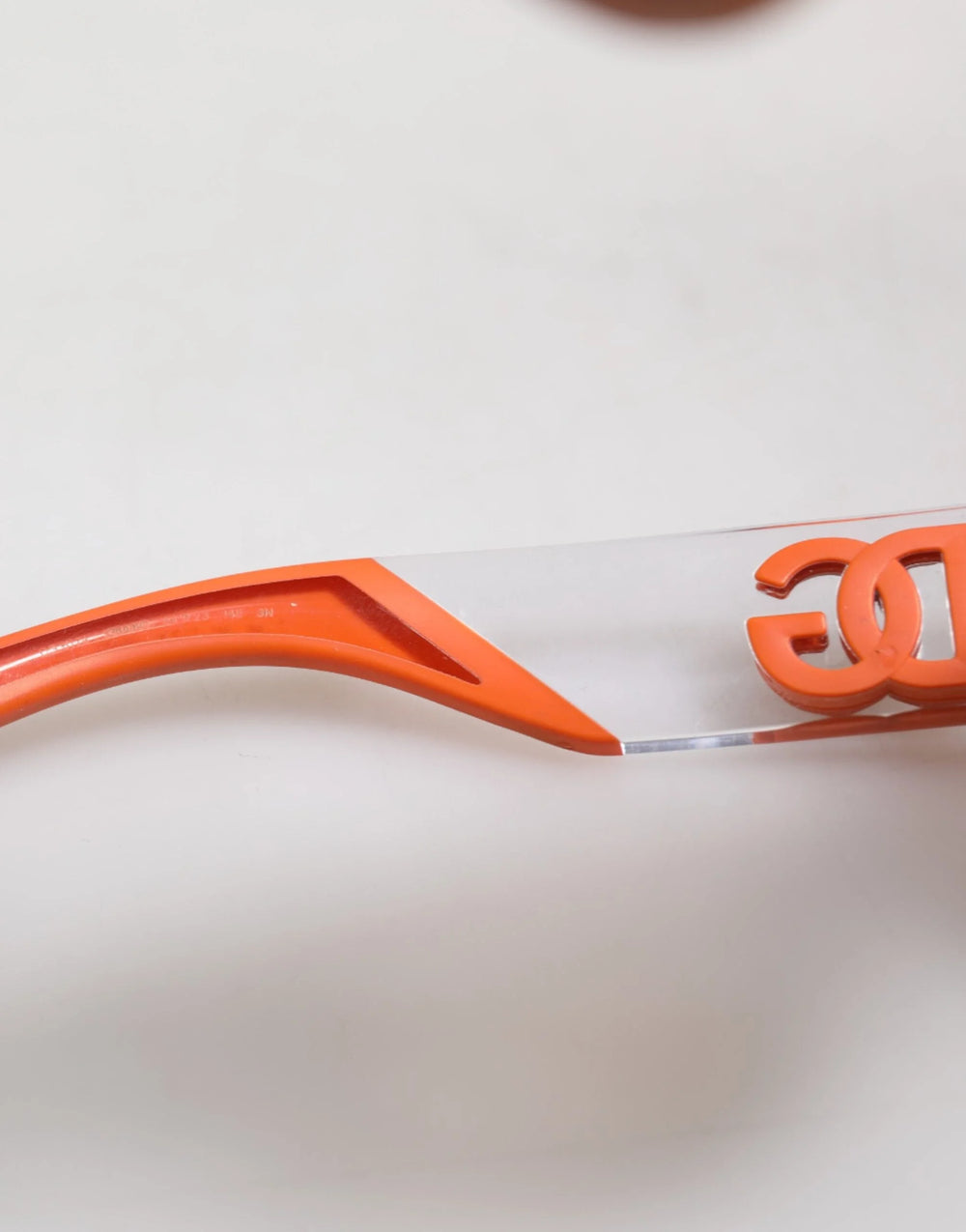 Dolce & Gabbana Orange Reborn To Live Oval Frame Logo Eyewear Sunglasses - Sunglasses