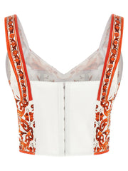 Dolce & Gabbana Orange Silk Blouse - IT44