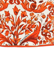 Dolce & Gabbana Orange Silk Blouse - IT44