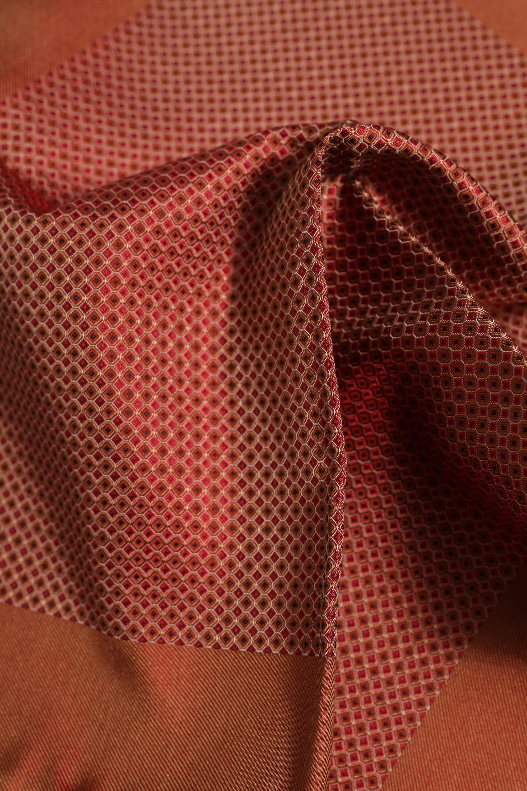 Dolce & Gabbana Orange Silk Square Men Foulard Scarf - Scarves & Shawls