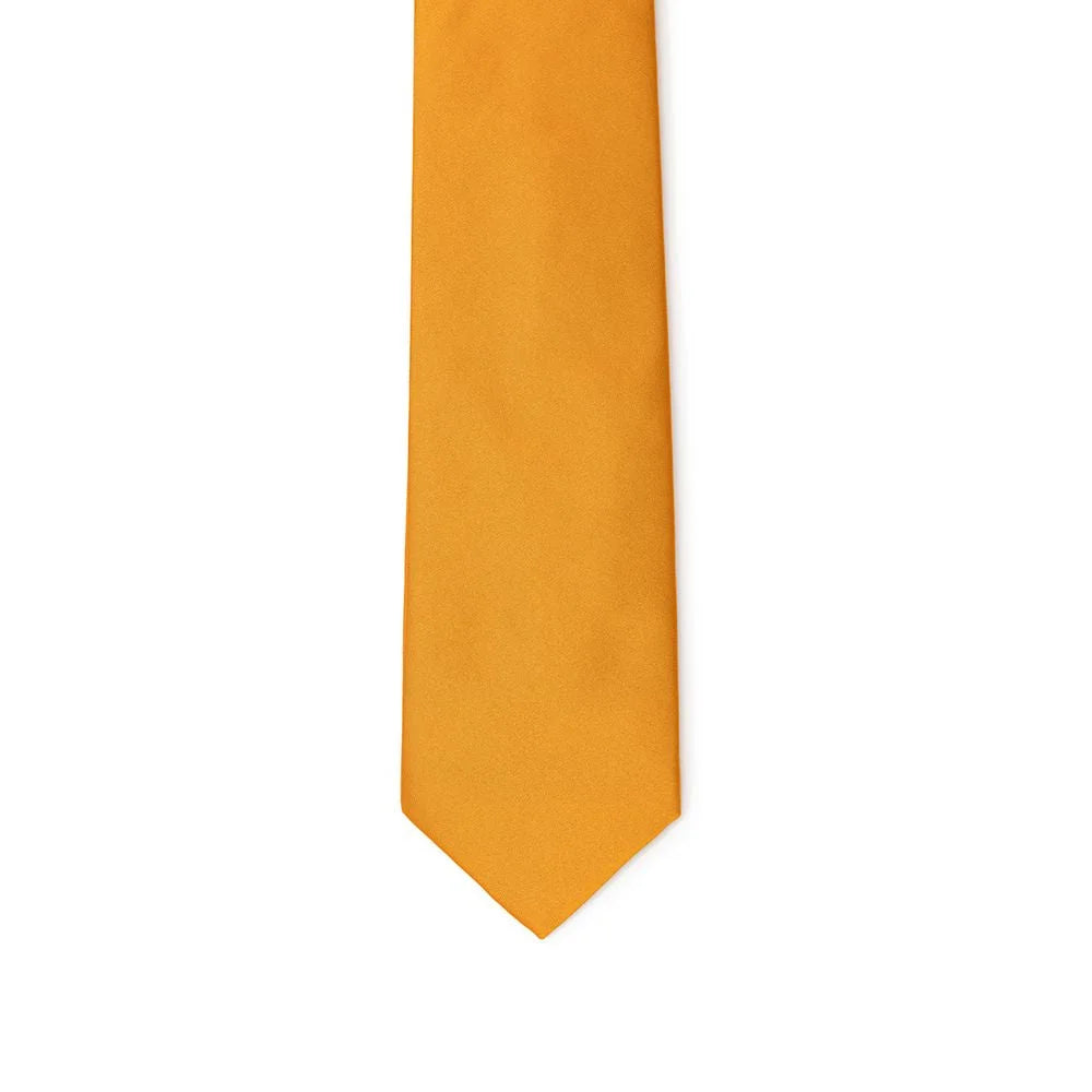 Dolce & Gabbana Orange Silk Ties & Bowty - 8 cm - Neckties