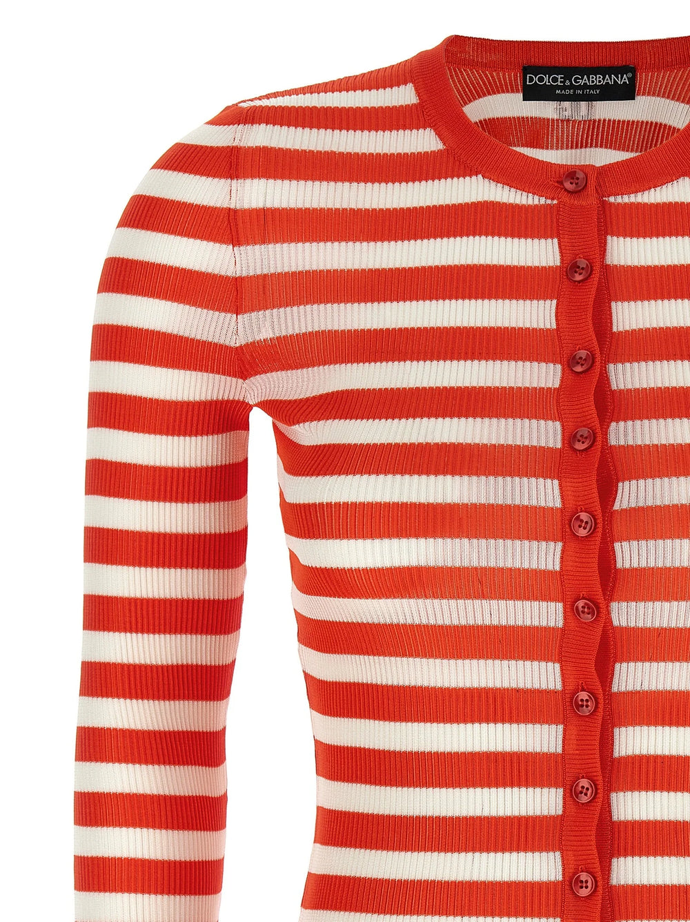 Dolce & Gabbana Orange Viscose Cardigan - IT40