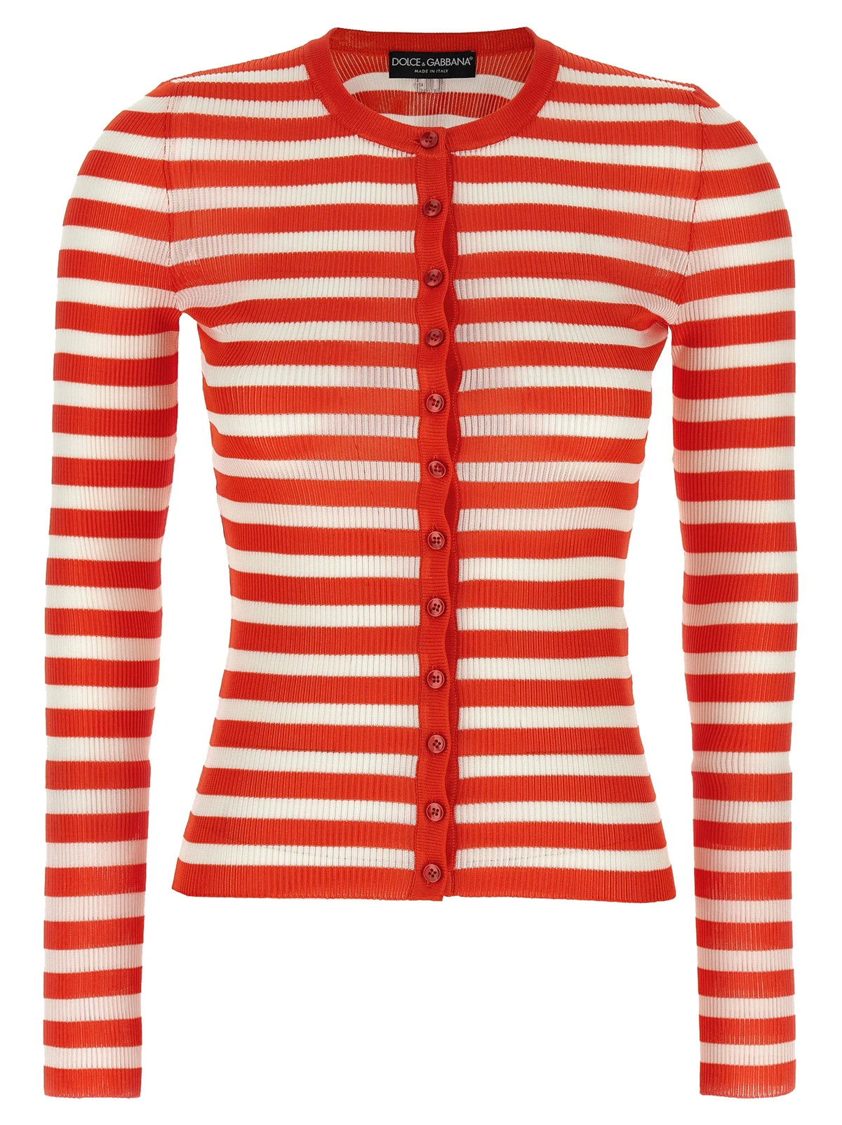 Dolce & Gabbana Orange Viscose Cardigan - IT40