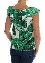 Dolce & Gabbana Pineapple Banana Sequins Blouse T-shirt - Blouses