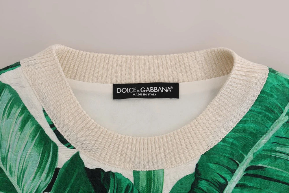Dolce & Gabbana Pineapple Banana Sequins Crewneck Sweater - Sweaters