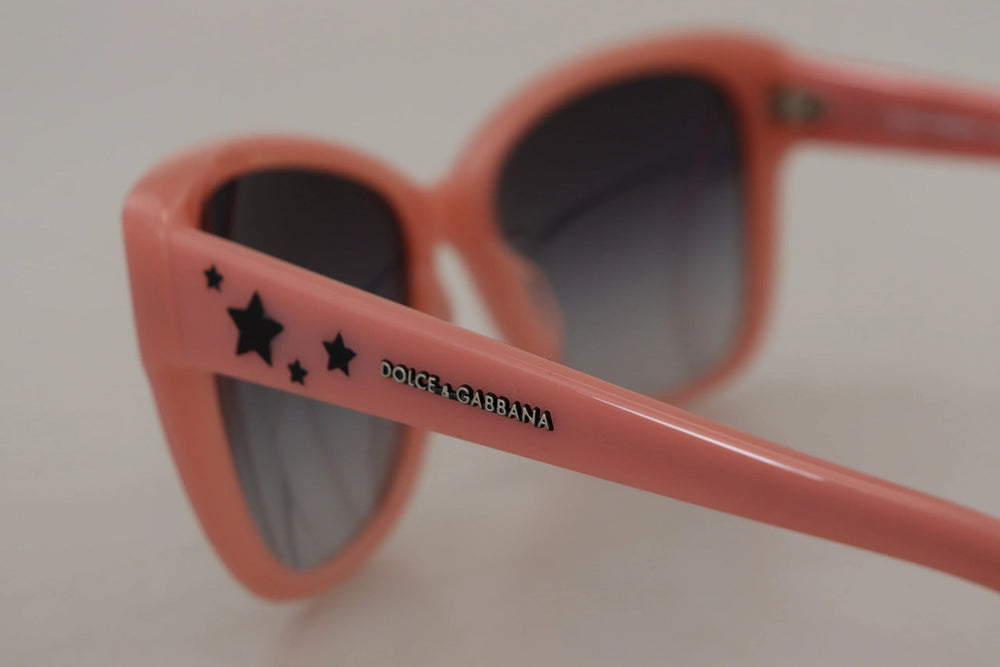Dolce & Gabbana Pink Acetate Frame Stars Embellishment DG4124 Sunglasses - Sunglasses