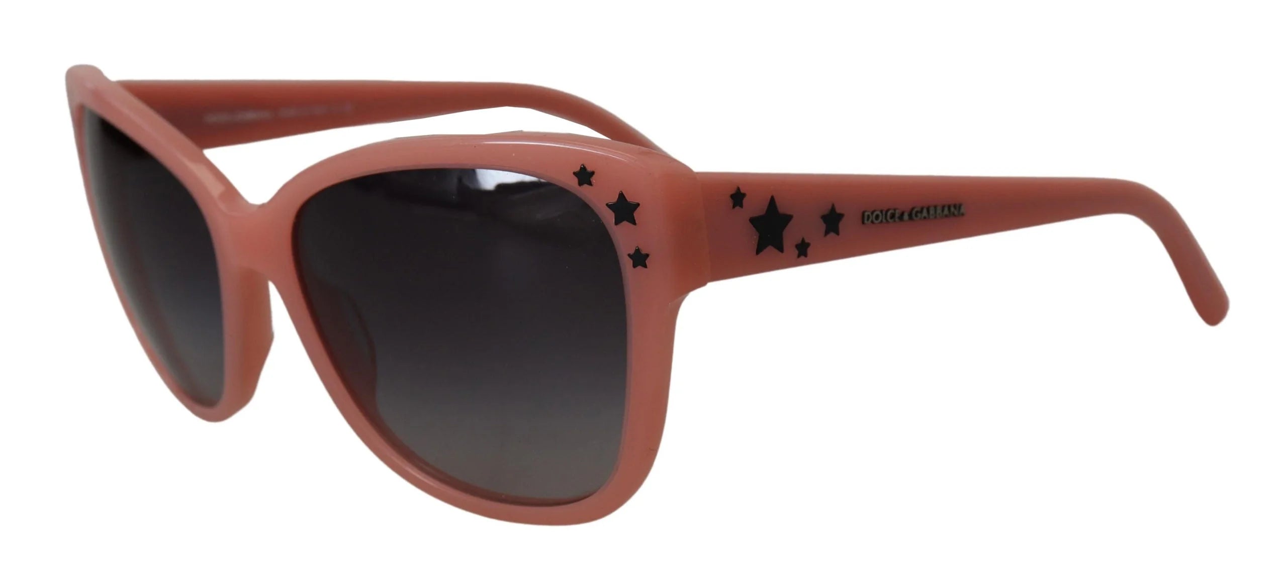 Dolce & Gabbana Pink Acetate Frame Stars Embellishment DG4124 Sunglasses - Sunglasses