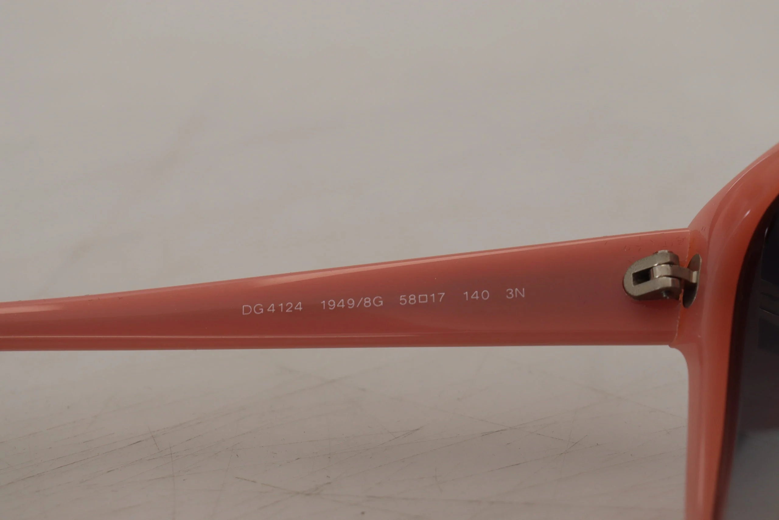 Dolce & Gabbana Pink Acetate Frame Stars Embellishment DG4124 Sunglasses - Sunglasses